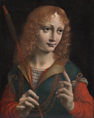 Ritratto di un giovane come San Sebastiano da attributed to Marco d