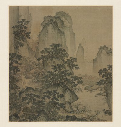 Il porto della sorgente del fiore di pesco da attributed to Shi Rui