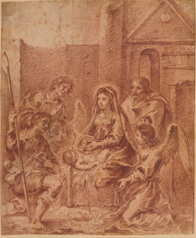 Adorazione dei pastori da attributed to Sur Das Gujarati