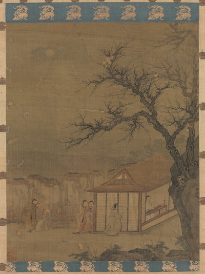 Ascoltando il Qin da attributed to Tang Yin