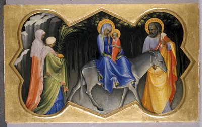La Fuga in Egitto da c.1370 1425 Lorenzo Monaco
