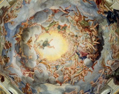 Assunzione della Vergine, dal soffitto della cupola da Antonio da Correggio