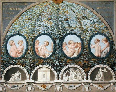 Progetto per un affresco sul soffitto, pubblicato c.1780 da c.1489 1534 after Correggio