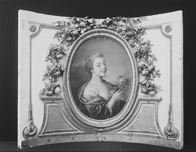 Donna con una rosa, uno di un set, 1770-90 da ca. 1775 . French Painter