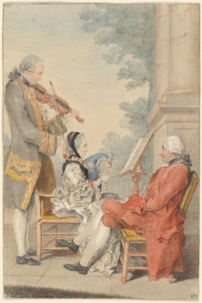 Monsieur e Madame Blizet con Monsieur Le Roy l