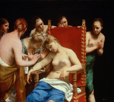 La morte di Cleopatra da called Guido Canlassi Guido Cagnacci