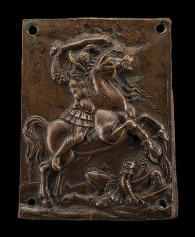 Cavaliere e soldato a piedi da called Riccio Andrea Briosco