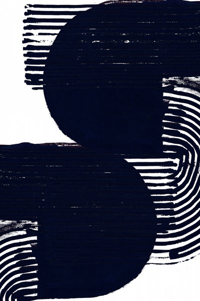 Forme astratte in nero da cartissi