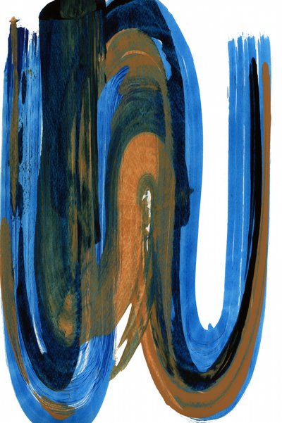 Abstract: Blu e Arancione da cartissi