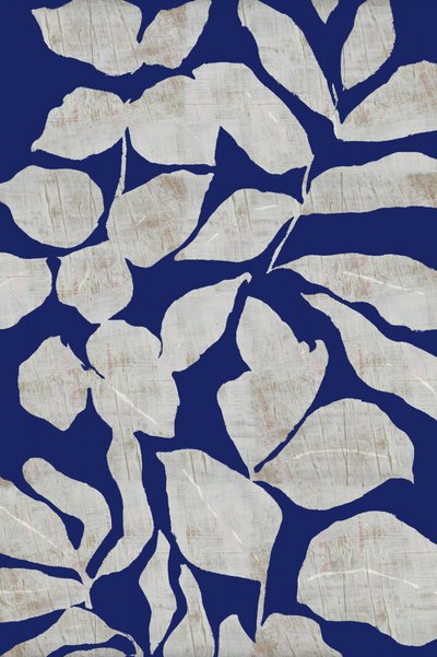 Abstract Blu Botanico da cartissi
