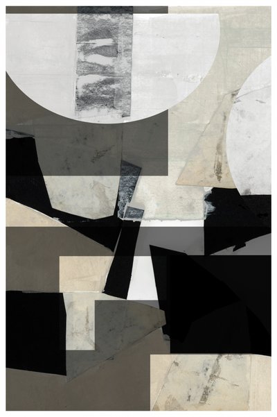 Collage geometrico astratto da cartissi