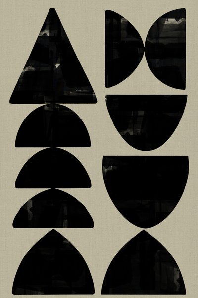 Forme geometriche astratte da cartissi