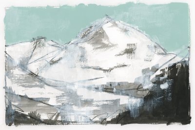 Cime montuose astratte da cartissi