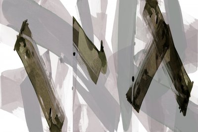 Tratti astratti in grigio oliva da cartissi