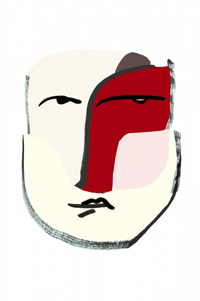 Abstract: Volto rosso da cartissi