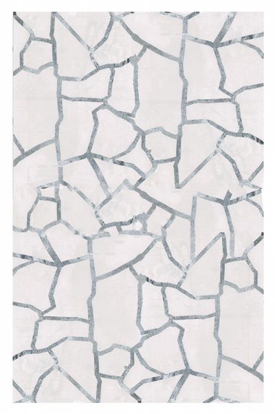 Mosaico astratto in argento da cartissi