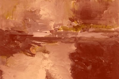 Paesaggio caldo (astratto) da cartissi