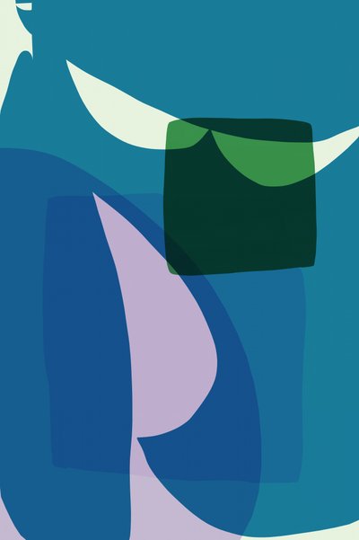 Strati astratti blu e verde da cartissi