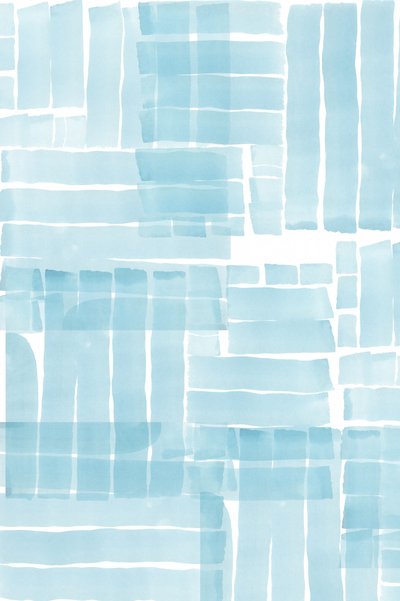 Blocchi di acquerello blu da cartissi
