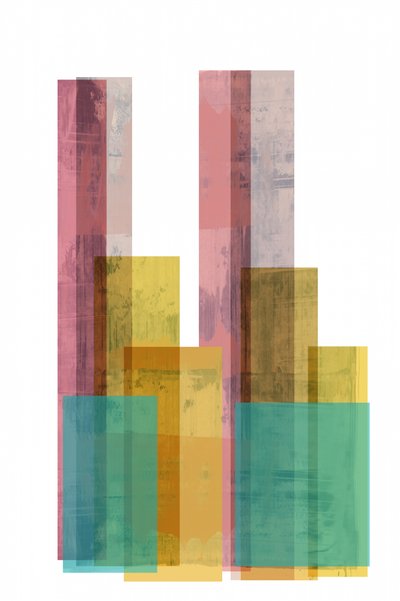 Strati geometrici colorati da cartissi