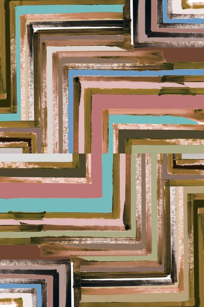 Tratti geometrici colorati da cartissi
