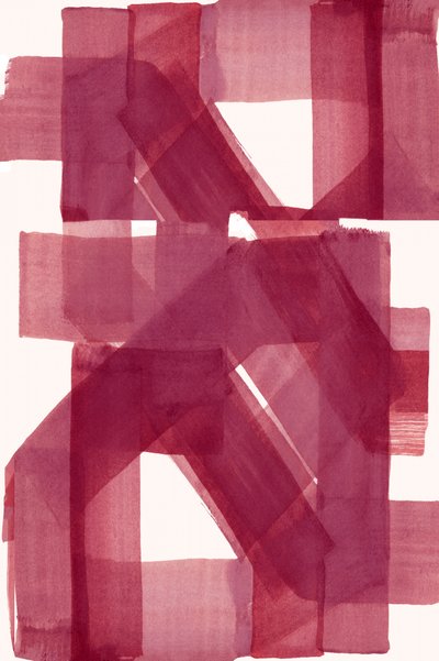 Strati geometrici cremisi da cartissi