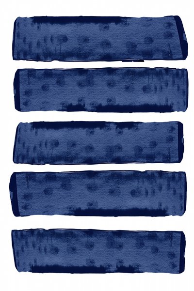 Pennellate blu scuro da cartissi