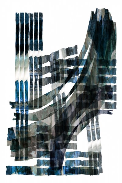 Strati di blu intenso da cartissi
