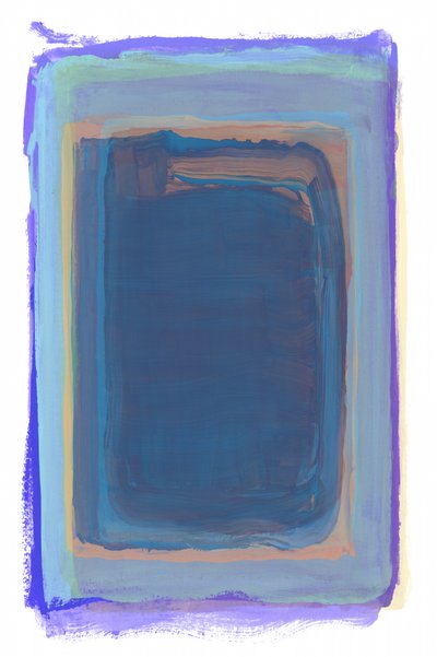 Strati di blu intenso da cartissi
