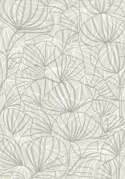 Linee botaniche delicate da cartissi
