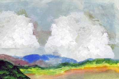 La valle del paesaggio onirico da cartissi