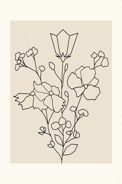 Eleganti motivi floreali da cartissi