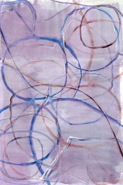 Flusso etereo di lavanda da cartissi