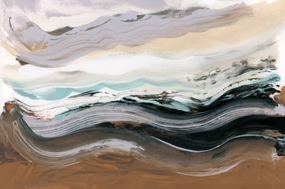 Astratto "Oceano che scorre" da cartissi