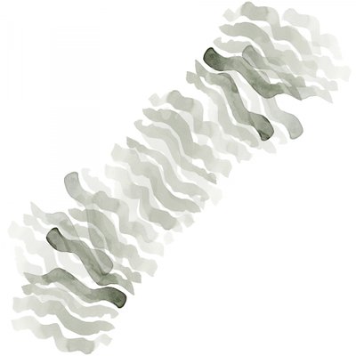 Delicate onde acquerellate da cartissi