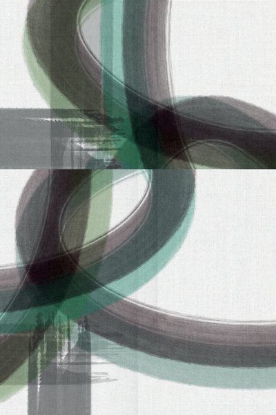 Flusso astratto verde-grigio da cartissi