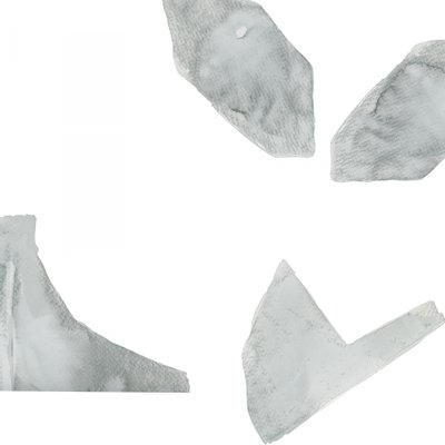 Forme astratte grigie da cartissi