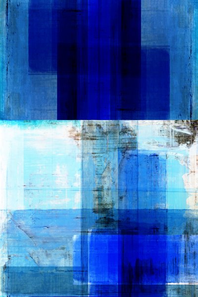 Astrazione blu a strati da cartissi