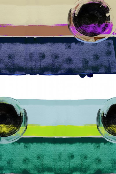 Colori a strati e cerchi da cartissi
