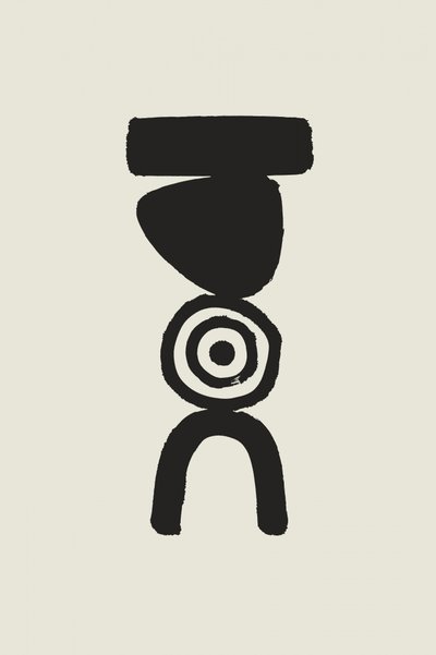 Equilibrio astratto moderno da cartissi