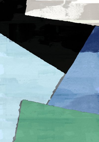 Forme moderne a blocchi di colore da cartissi