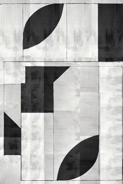 Geometrico moderno monocromatico da cartissi