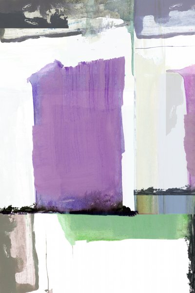 Astratto moderno viola e verde da cartissi