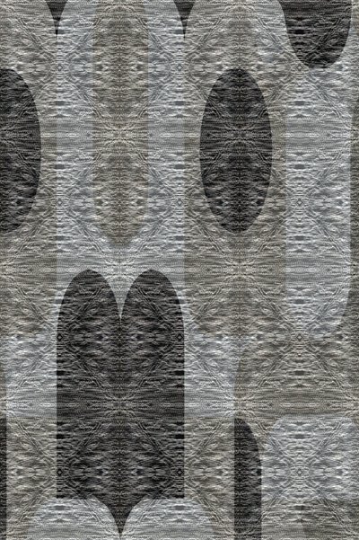 Forme astratte monocromatiche da cartissi