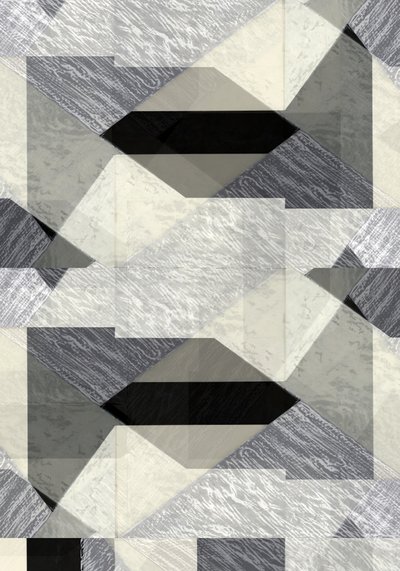 Astrazione geometrica monocromatica da cartissi