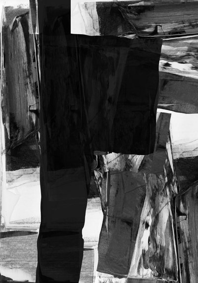 Strati astratti monocromatici da cartissi