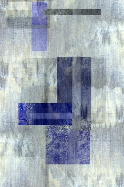 Geometria in blu tenue da cartissi