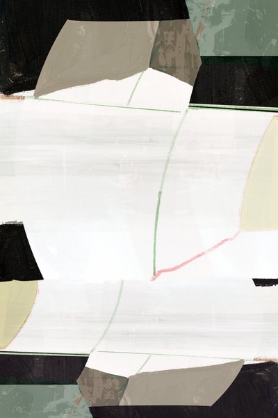 Astratto geometrico dai toni tenui da cartissi