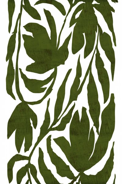 Motivo con fogliame verde oliva da cartissi