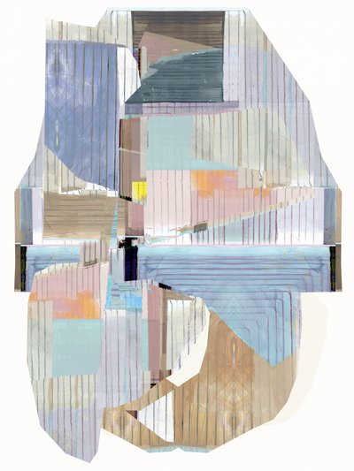 Strati geometrici dai toni pastello da cartissi